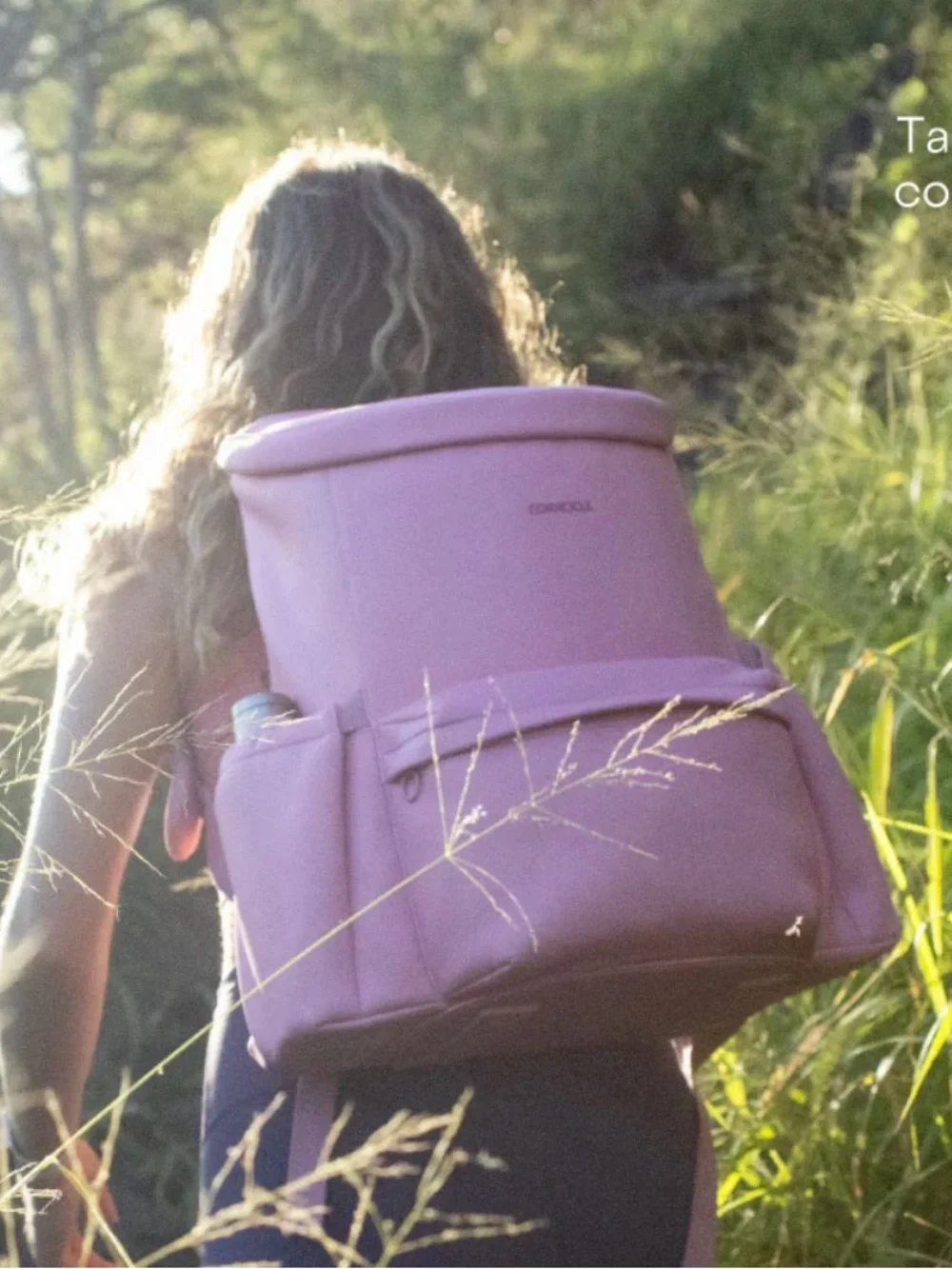 Corkcicle Teal & Navy Camo Backpack